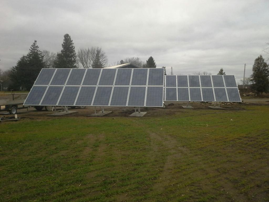 Stromerzeugung Solar Tracker